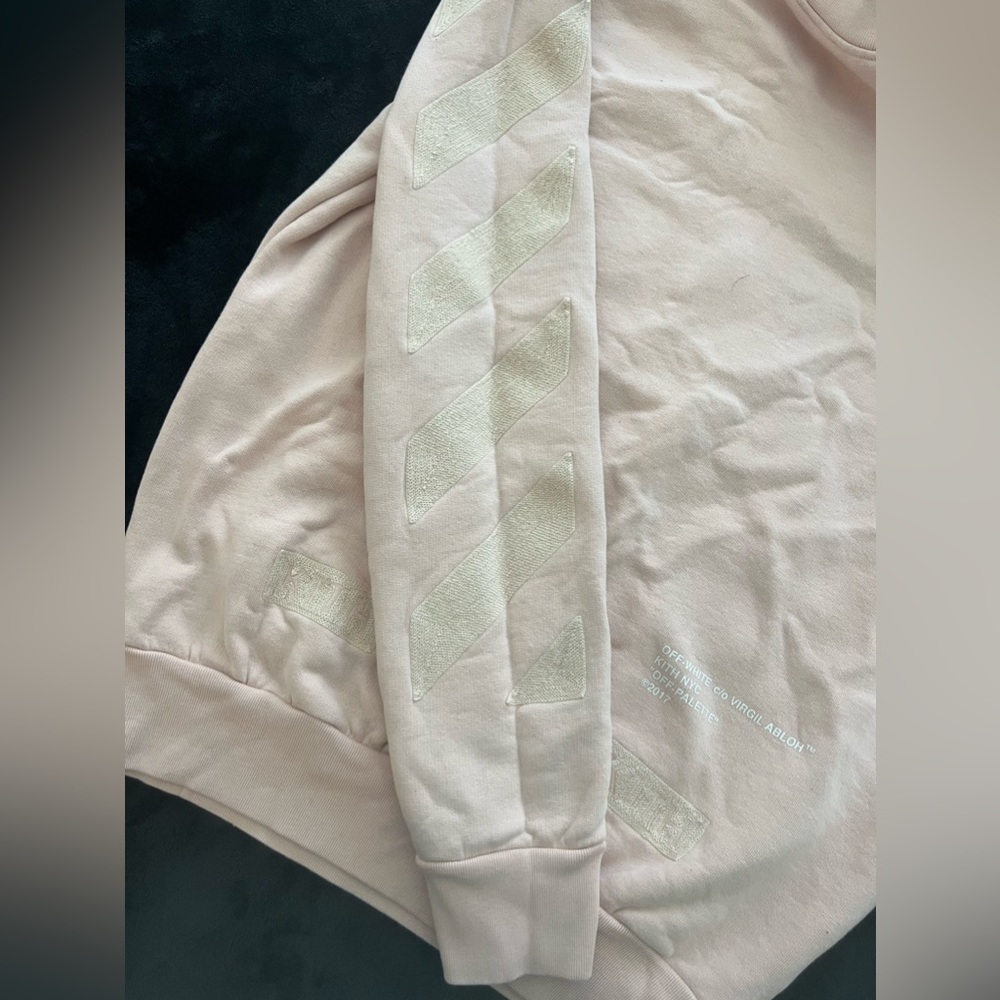 MEN’S AUTHENTIC KITH AND OFF WHITE CALLAB SWEATER